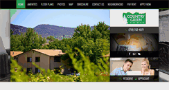 Desktop Screenshot of countrygreenapartmenthomes.com